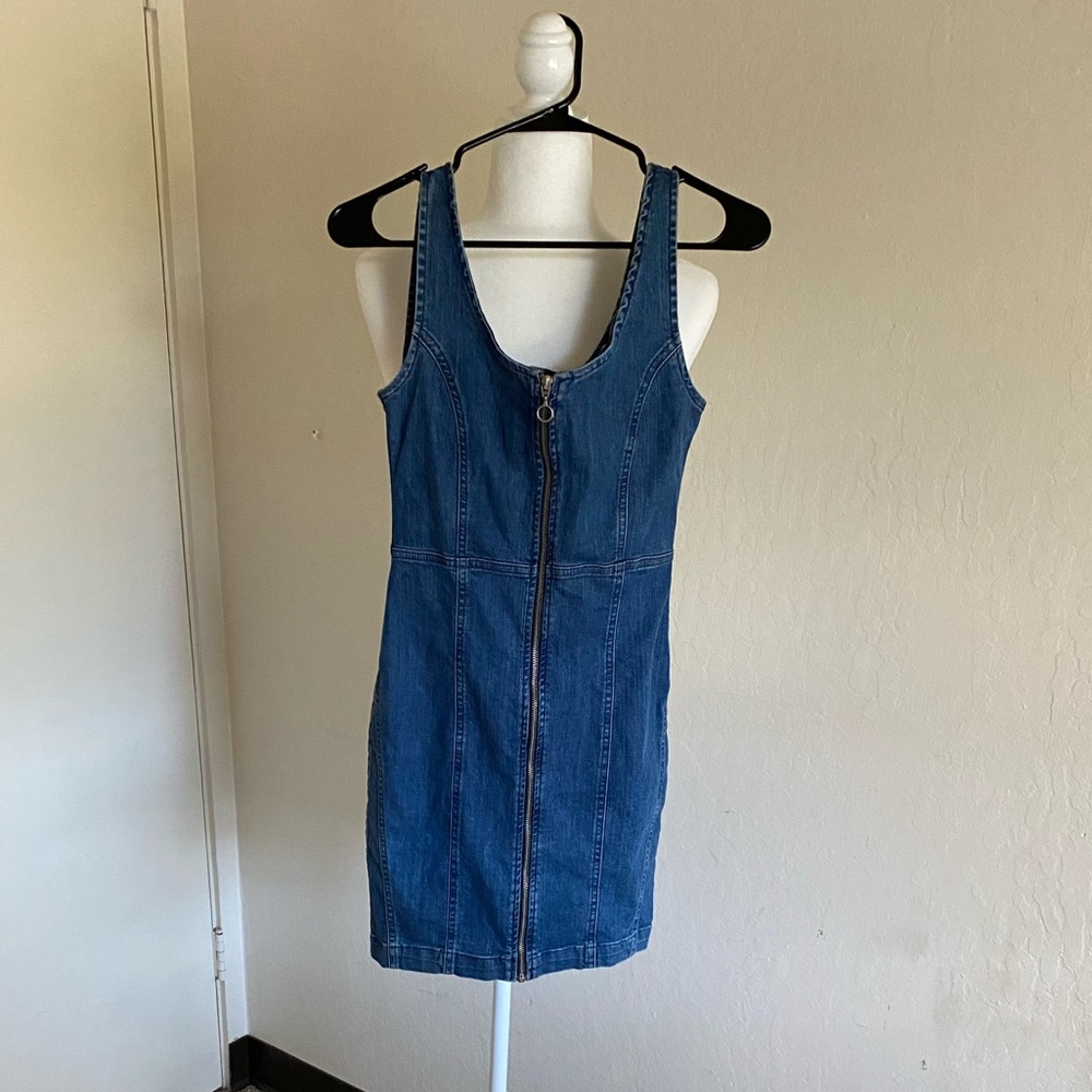 Denim Dress Missguided